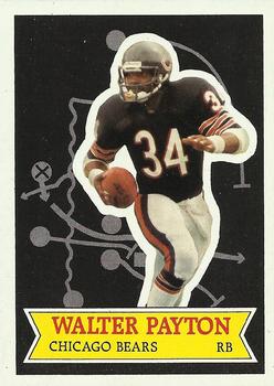 1984 Topps - 1984 NFL Football Stars Collector's Edition (Glossy Send-Ins) #3 Walter Payton  Front
