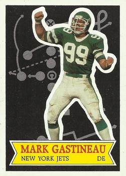 1984 Topps - 1984 NFL Football Stars Collector's Edition (Glossy Send-Ins) #21 Mark Gastineau  Front