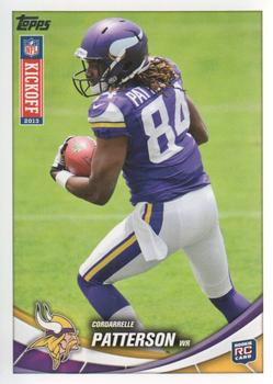 2013 Topps Kickoff #8 Cordarrelle Patterson Front