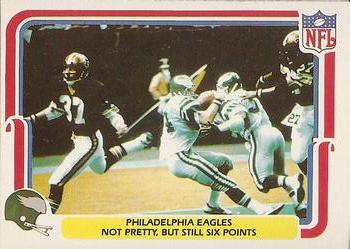 1980 Fleer Team Action #41 Not Pretty, But Still Six Points Front