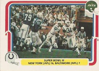 1980 Fleer Team Action #59 Super Bowl III Front