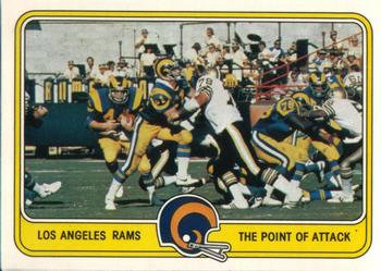 1981 Fleer Team Action #25 The Point of Attack Front