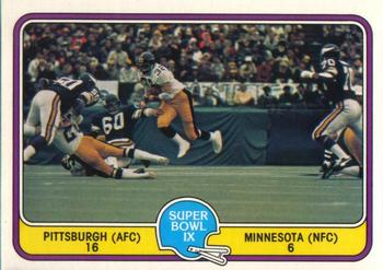 1981 Fleer Team Action #65 Super Bowl IX Front