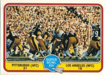 1981 Fleer Team Action #70 Super Bowl XIV Front