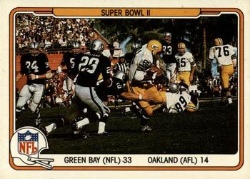 1982 Fleer Team Action #58 Super Bowl II Front