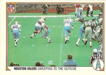 1983 Fleer Team Action #21 Sweeping to the Outside Front