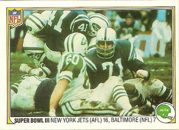 1983 Fleer Team Action #59 Super Bowl III Front