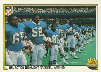 1983 Fleer Team Action #83 National Anthem Front