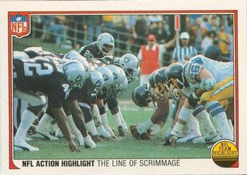 1983 Fleer Team Action #88 The Line of Scrimmage Front