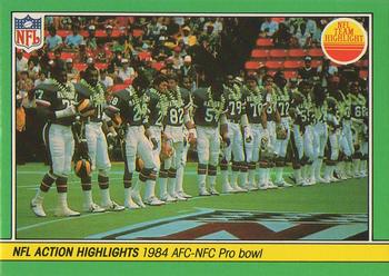 1984 Fleer Team Action #86 1984 AFC-NFC Pro Bowl Front
