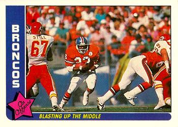 1985 Fleer Team Action #19 Blasting up the Middle Front
