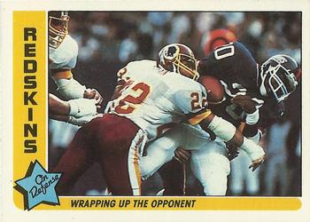 1985 Fleer Team Action #83 Wrapping Up the Opponent Front