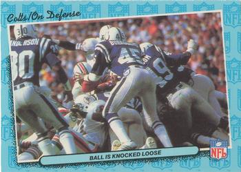 1986 Fleer Team Action #32 Ball is Knocked Loose Front