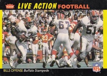 1987 Fleer Team Action #3 Buffalo Stampede Front