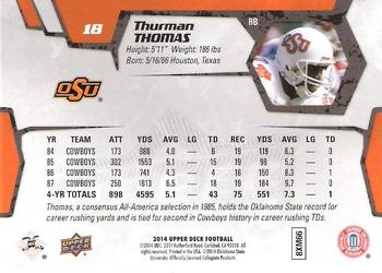 2014 Upper Deck #18 Thurman Thomas Back