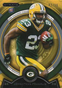 2013 Topps Strata - Gold #116 Johnathan Franklin Front