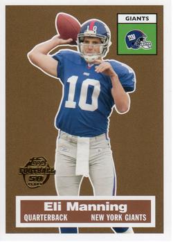 2005 Topps Turn Back the Clock #17 Eli Manning Front
