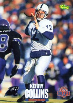 1995 Classic NFL Rookies #5 Kerry Collins Front
