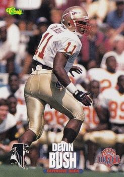 1995 Classic NFL Rookies #26 Devin Bush Front