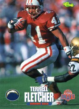 1995 Classic NFL Rookies #52 Terrell Fletcher Front