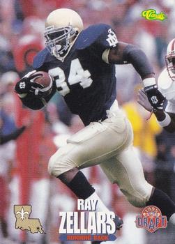 1995 Classic NFL Rookies #57 Ray Zellars Front