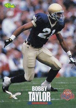 1995 Classic NFL Rookies #63 Bobby Taylor Front