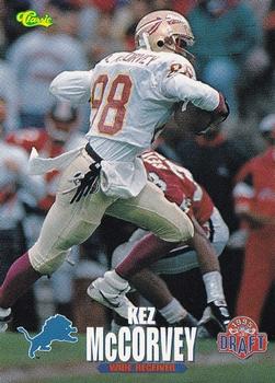 1995 Classic NFL Rookies #73 Kez McCorvey Front
