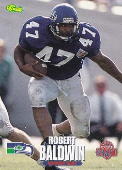 1995 Classic NFL Rookies #83 Robert Baldwin Front