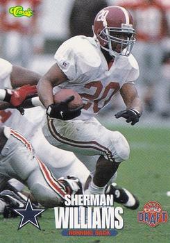 1995 Classic NFL Rookies #94 Sherman Williams Front