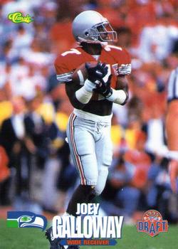 1995 Classic NFL Rookies #8 Joey Galloway Front