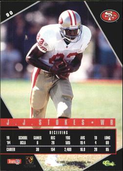 1995 Classic Images Limited Live #90 J.J. Stokes Back