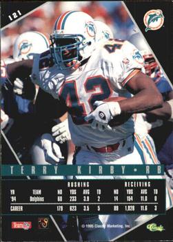 1995 Classic Images Limited Live #121 Terry Kirby Back