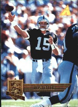 1995 Pinnacle Club Collection #110 Jeff Hostetler Front