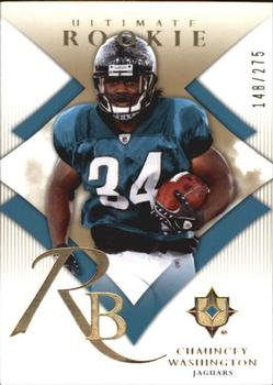 2008 Upper Deck Ultimate Collection #163 Chauncey Washington Front
