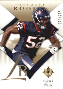 2008 Upper Deck Ultimate Collection #199 Xavier Adibi Front