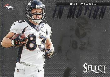 2013 Panini Select - In Motion #11 Wes Welker Front