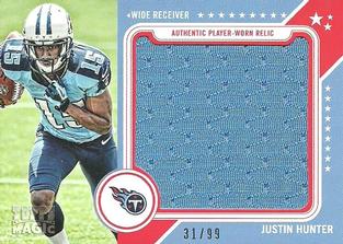2013 Topps Magic - Rookie Relics #MRR-JH Justin Hunter Front