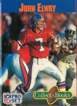 1990 Pro Set Collect-A-Books #NNO John Elway Front