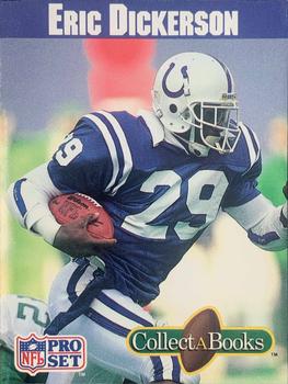 1990 Pro Set Collect-A-Books #NNO Eric Dickerson Front
