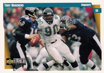 1997 Collector's Choice Jacksonville Jaguars #JA6 Tony Brackens Front