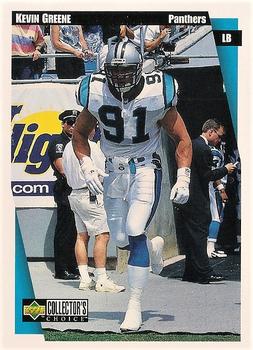 1997 Collector's Choice Carolina Panthers #CA7 Kevin Greene Front