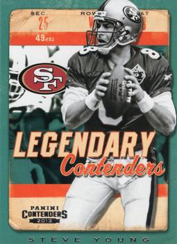 2013 Panini Contenders - Legendary Contenders #9 Steve Young Front