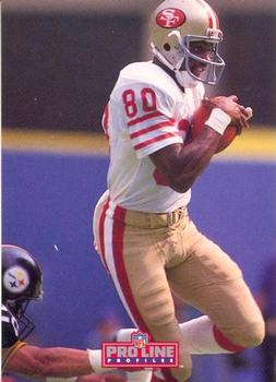 1992 Pro Line Mobil #48 Jerry Rice Front