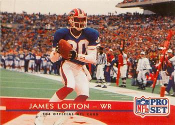 1992 Pro Set FACT Mobil #98 James Lofton Front