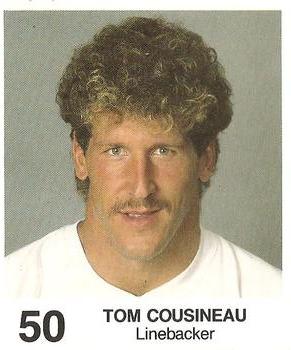 1985 Coke/Mr. Hero Cleveland Browns #NNO Tom Cousineau Front