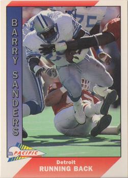 1991 Pacific - Prototypes #100 Barry Sanders Front
