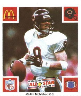 1986 McDonald's All-Star Team #NNO Jim McMahon Front