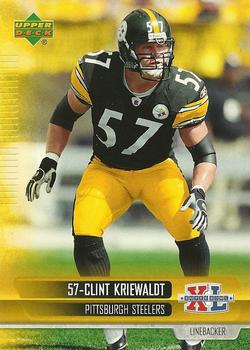 2006 Upper Deck Pittsburgh Steelers Super Bowl Champions #18 Clint Kriewaldt Front