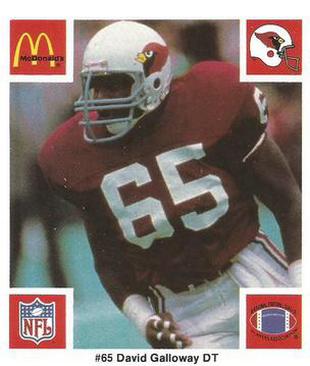 1986 McDonald's St. Louis Cardinals #NNO David Galloway Front
