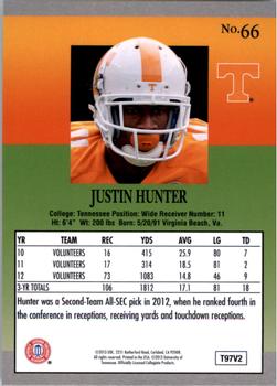 2013 Fleer Retro #66 Justin Hunter Back